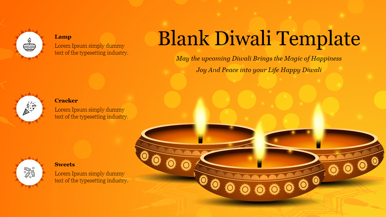 Blank Diwali Template